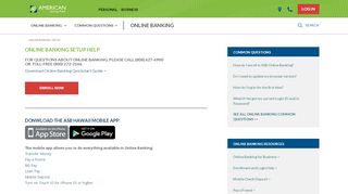 
                            3. Online Banking Setup | American Savings Bank Hawaii