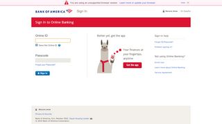 
                            4. Online Banking | Sign In | Online ID - Bank of America