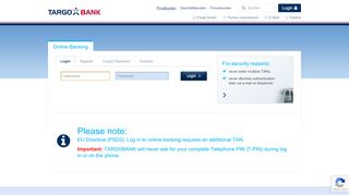 
                            1. Online-Banking - targobank.de