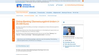 
                            4. Online-Banking Überweisungslimit ändern - Volksbank ...