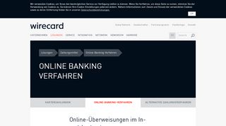 
                            4. Online-Banking-Verfahren | Wirecard CEE