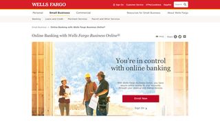 
                            4. Online Banking - Wells Fargo Business Online®