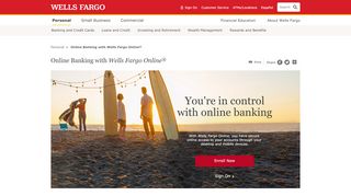 
                            3. Online Banking with Wells Fargo Online