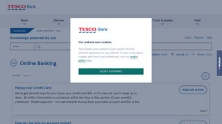 
                            5. Online Banking - Your Community - Tesco Bank