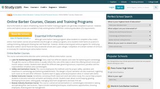 
                            5. Online Barber Courses, Classes and Training Programs