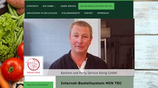 
                            4. Online-Bestellsystem MIN ... - Kantine und Party Service König