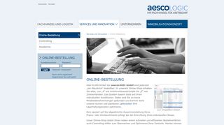 
                            3. Online-Bestellung - aescoLOGIC GmbH