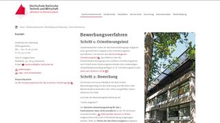
                            7. Online-Bewerbung – Hochschule Karlsruhe – …