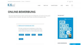 
                            1. Online-Bewerbung - KiKxxl - Startseite - Kikxxl .de