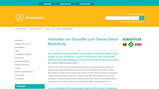 
                            10. Online-Bewerbung - Schaeffler | Berufsstart.de