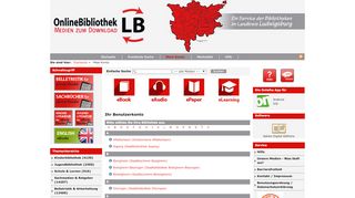 
                            7. Online Bibliothek LB. My Account : Login : Library Selection