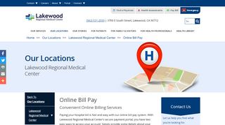 
                            5. Online Bill Pay - Lakewood Regional Medical Center