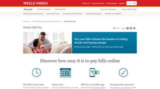 
                            2. Online Bill Pay - Pay Bills Online - Wells Fargo