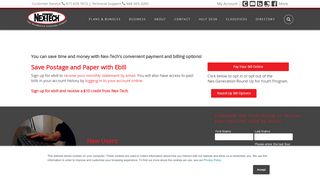 
                            4. Online bill payment, billing information and ebill | Nex-Tech