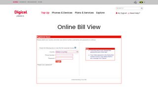 
                            1. Online Bill View - Digicel