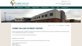 
                            7. Online Billpay - Cobre Valley Regional Medical Center