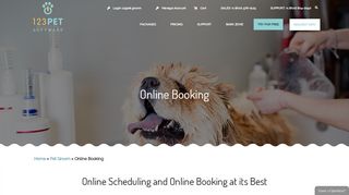 
                            4. Online Booking for Grooming Businesses - 123Pet Software