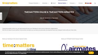 
                            3. Online Booking - time:matters
