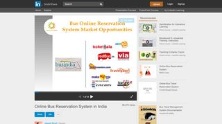 
                            6. Online Bus Reservation System in India - SlideShare