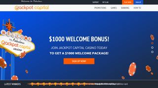 
                            2. Online Casino: Get $1000 Welcome Bonus at Jackpot Capital ...
