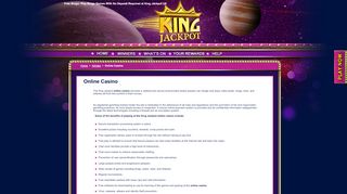 
                            2. Online Casino - King Jackpot UK