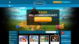 
                            3. Online Casino-Spiele und Boni im EuropaPlay Casino
