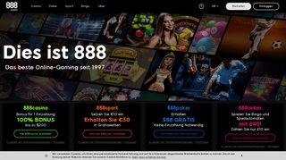 
                            9. Online-Casino und Online Poker Room | 888.com™