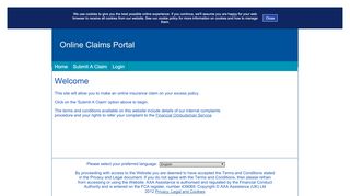 
                            1. Online Claims Portal