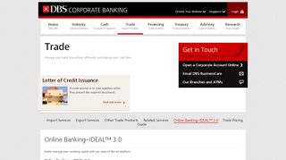 
                            1. Online Corporate Banking | DBS IDEAL™ Business Banking