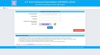 
                            1. Online Counselling System - jeecup.nic.in