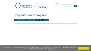 
                            4. Online Courses - Epigeum Impact Programs