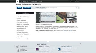 
                            1. Online Courses from CWA Portal - Ed2Go