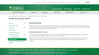 
                            3. Online Courses | University of Alberta