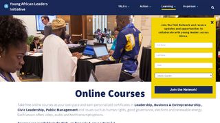 
                            1. Online Courses | YALI Network