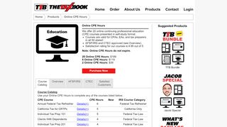 
                            2. Online CPE - TheTaxBook