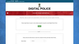 
                            5. Online Crime Reporting - Digital Police