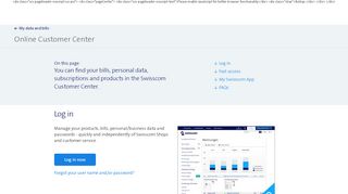 
                            2. Online Customer Center | Swisscom