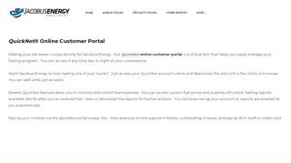 
                            2. Online Customer Portal - JACOBUS ENERGY