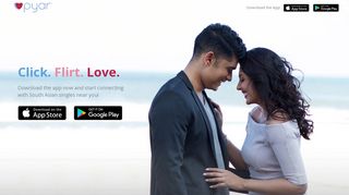 
                            2. Online Dating Globally - Pyar.com - Click | Flirt | Love