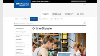
                            8. Online-Dienste - RWTH AACHEN UNIVERSITY - Deutsch