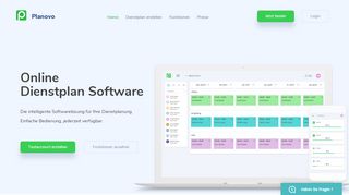 
                            1. Online Dienstplan Software | PLANOVO