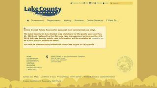 
                            1. Online Docket - Lake County