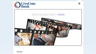 
                            8. Online Education Center || CresCom Bank