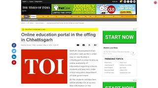 
                            5. Online education portal in the offing in Chhattisgarh | Raipur News ...