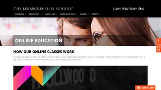 
                            5. Online Education - The Los Angeles Film School