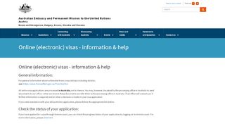 
                            5. Online (electronic) visas - information & help