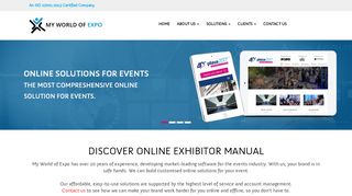 
                            8. Online Exhibitor Manual | For Events