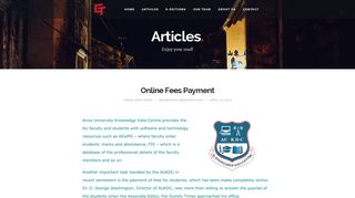 
                            6. Online Fees Payment - guindytimes.com