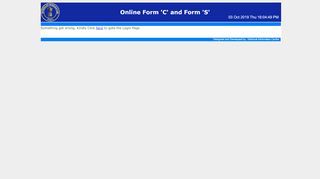 
                            1. Online Form 'C' and Form 'S' - indianfrro.gov.in