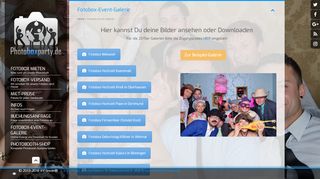 
                            10. Online-Galerie - photobox-party.de